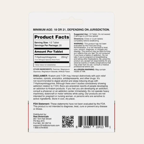REAL 7 Hydro 10ct | 20mg Tablet - Image 2